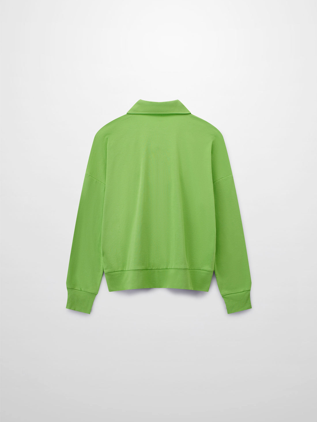 Collared Bomber Tee-Green
