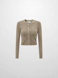 Basic Crew Knit Cardigan 17