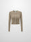 BASICCREW KNIT CARDIGAN WARM TAUPE V241 BOOKB