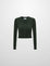 BASICCREW KNIT CARDIGAN GREEN 271