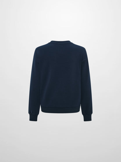 Embroidered Logo Sweatshirt - Navy