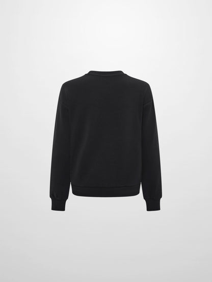 Embroidered Logo Sweatshirt - Black
