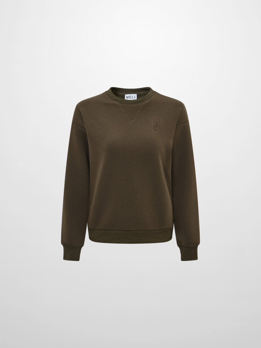 Embroidered Logo Sweatshirt - Olive