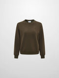 Embroidered Logo Sweatshirt - Olive