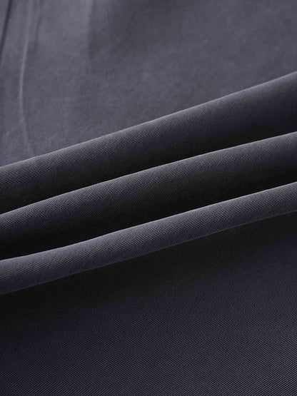 Cupro Slip Skirt-Grey