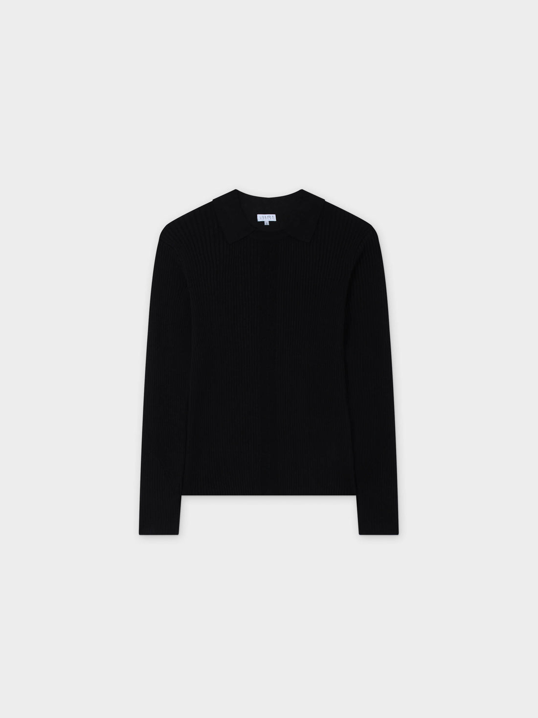 Center Design Sweater-Black