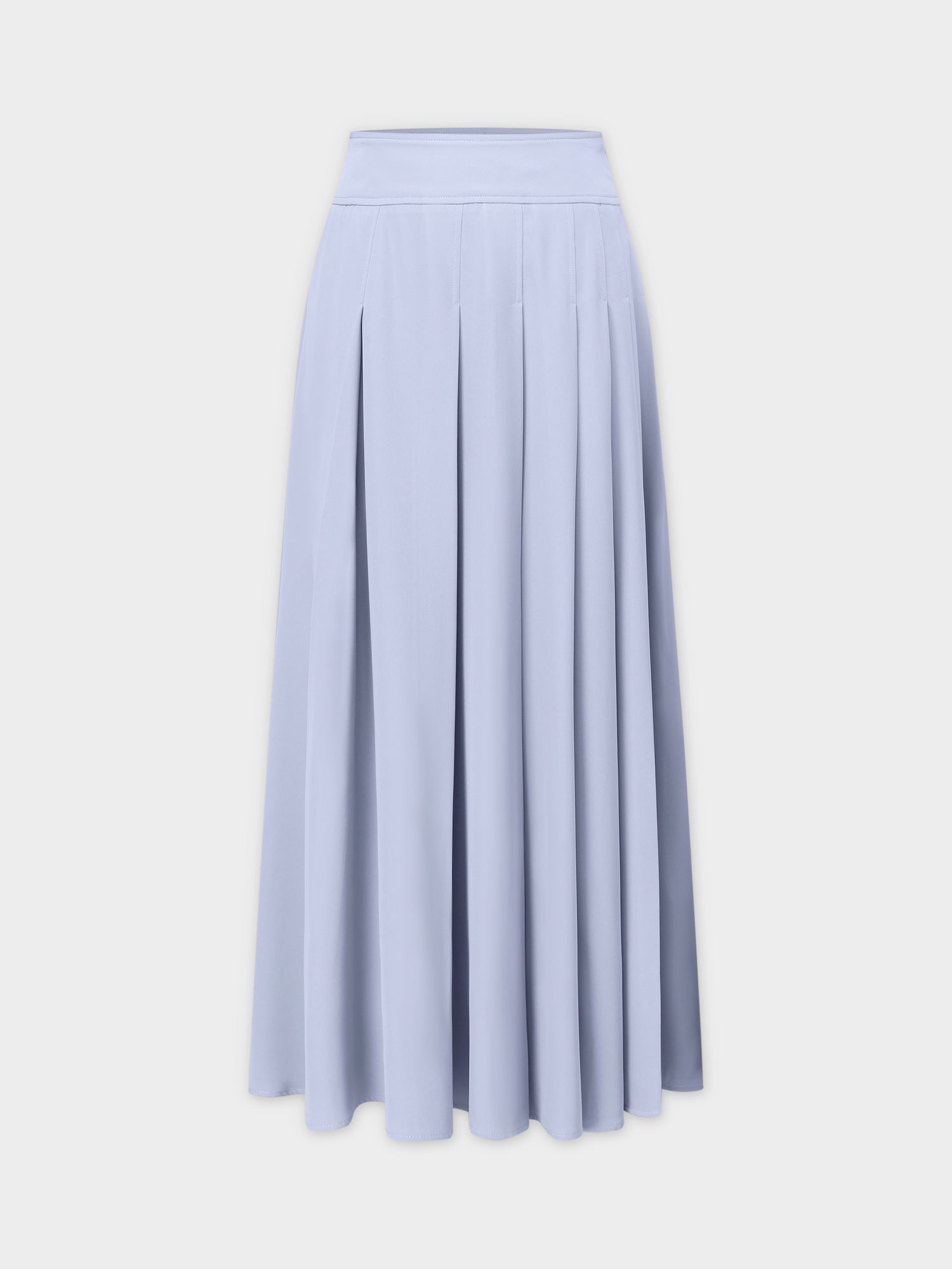 Falda Plisada Yema 37&quot;-Gris Azul