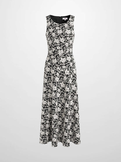 Yoke Detail Jumper - Black And White