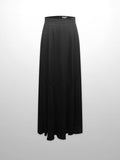 TRUMPET FLARE SKIRT-BLACK