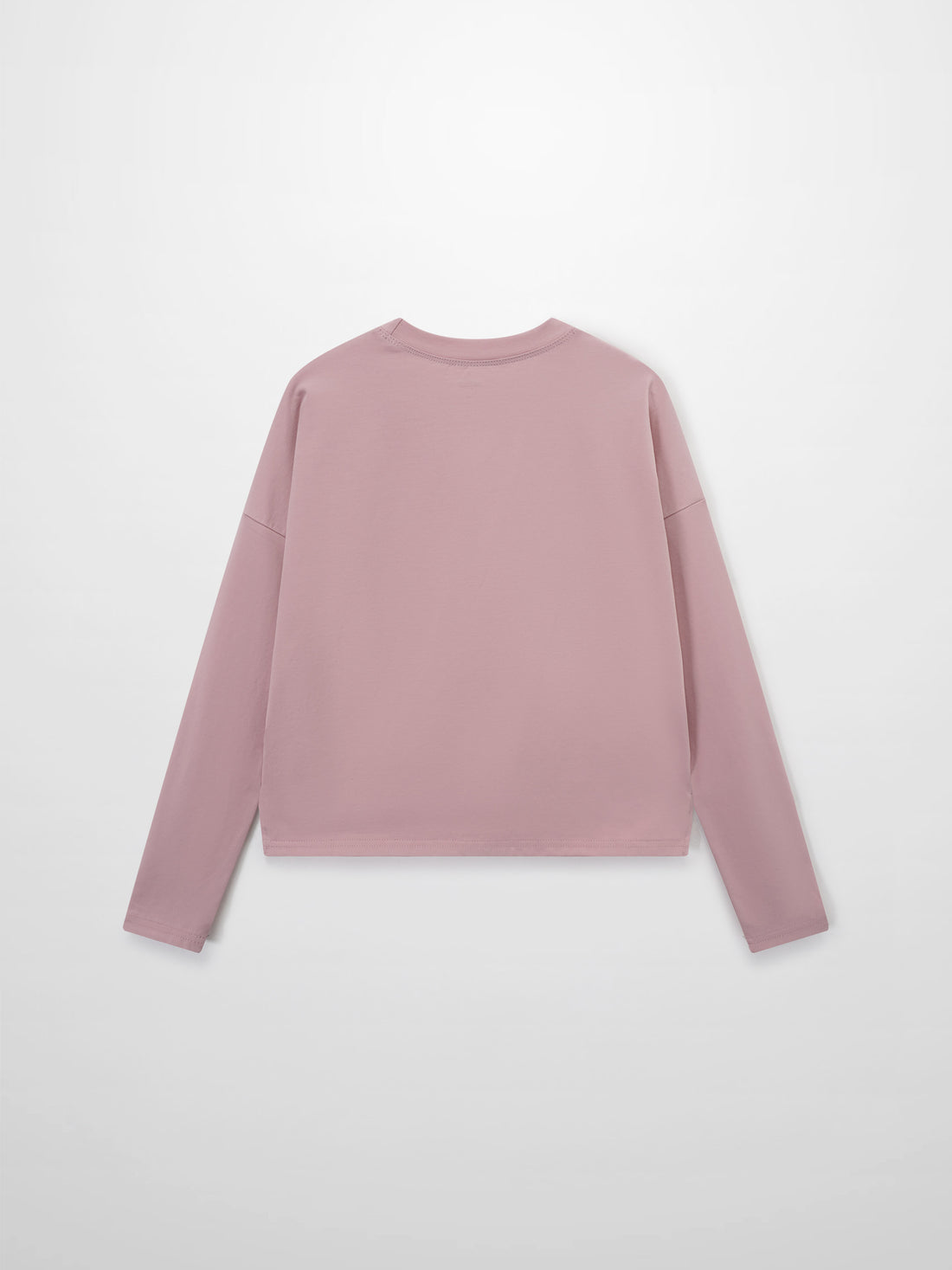 Cropped Boxy Tee-Mauve
