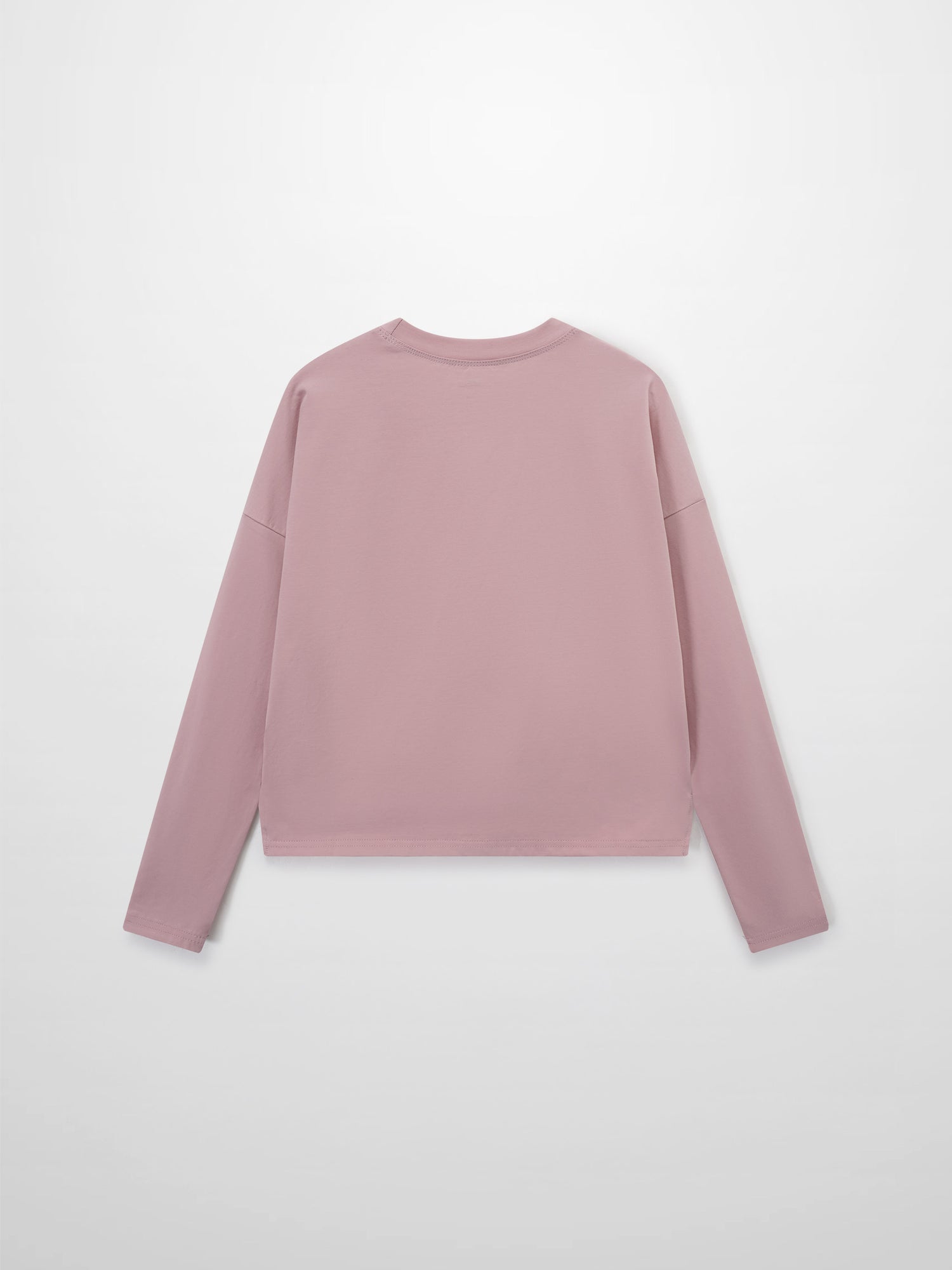 Cropped Boxy Tee-Mauve