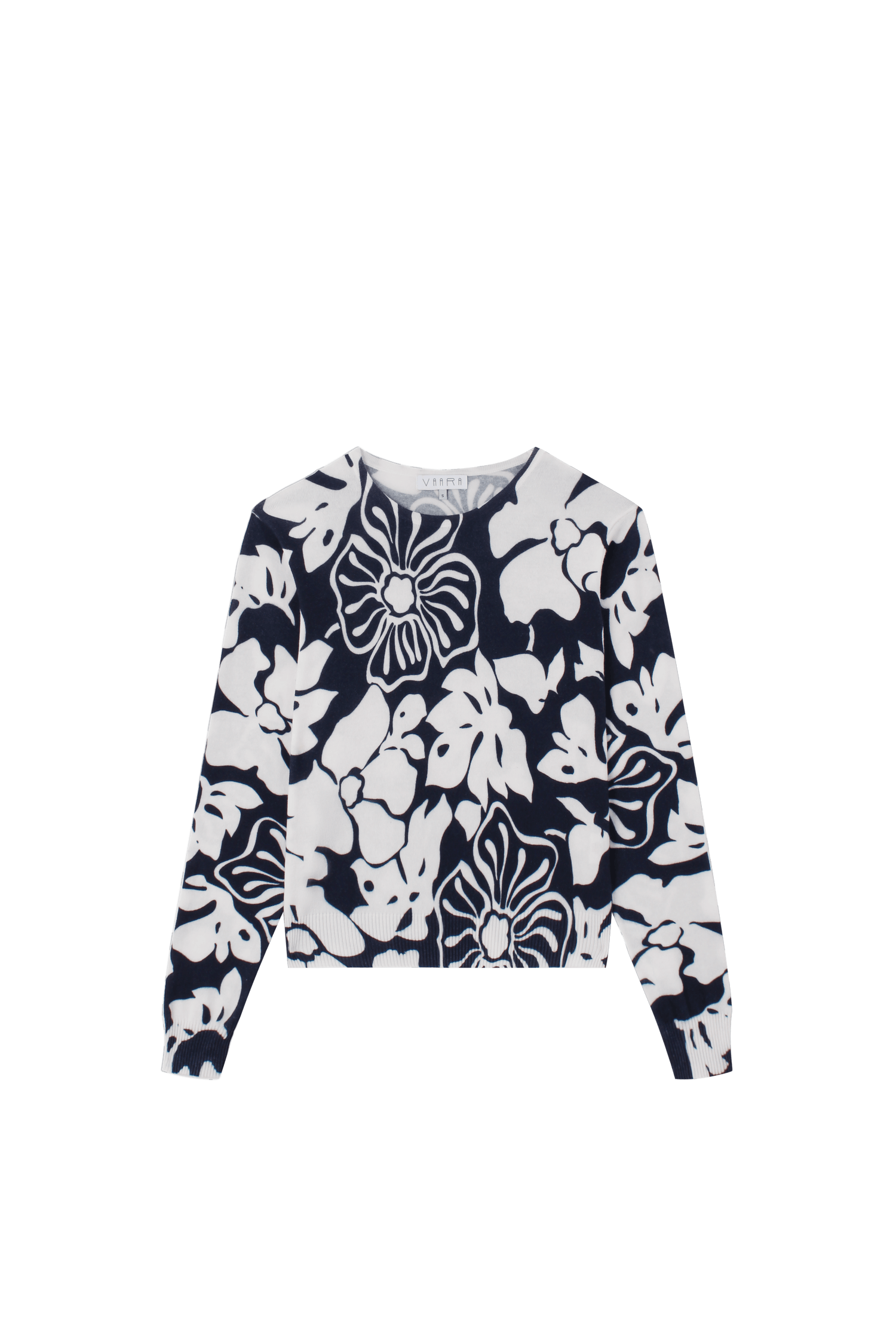 Printed Sweater-Blue Floral