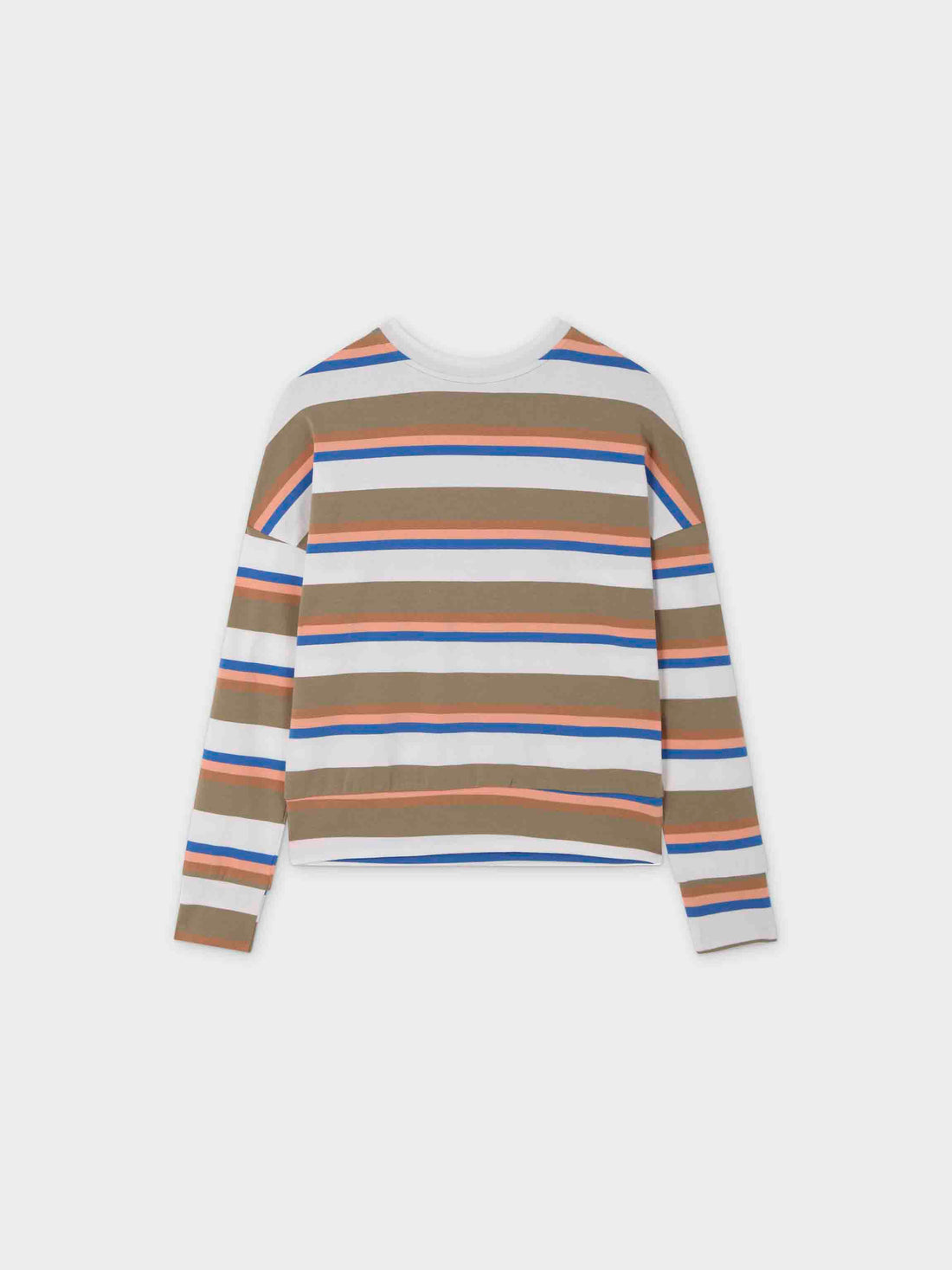 Striped Bomber-Tan/Peach