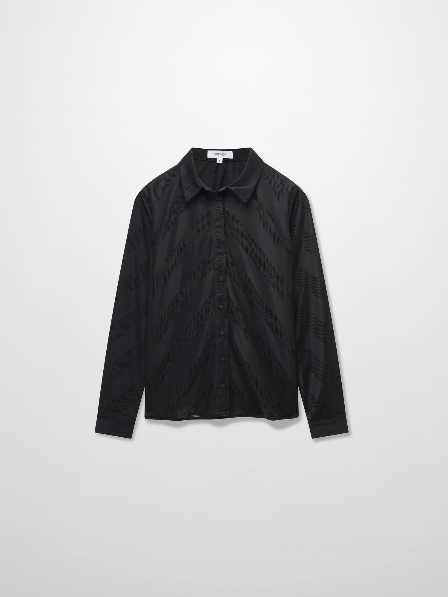Perforated Blouse-Black