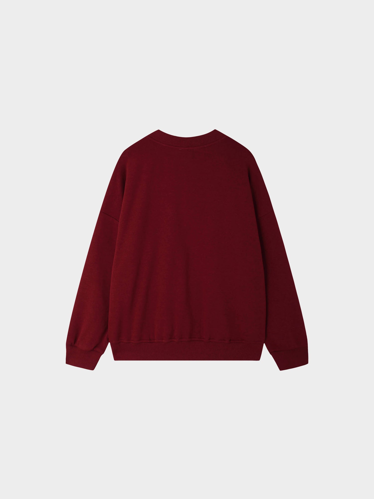 Logo Sweatshirt-Burgundy