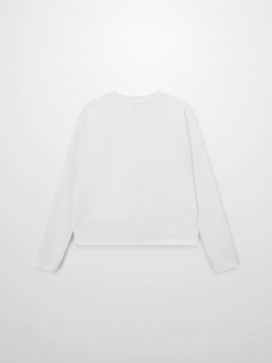 Cropped Boxy Tee-White