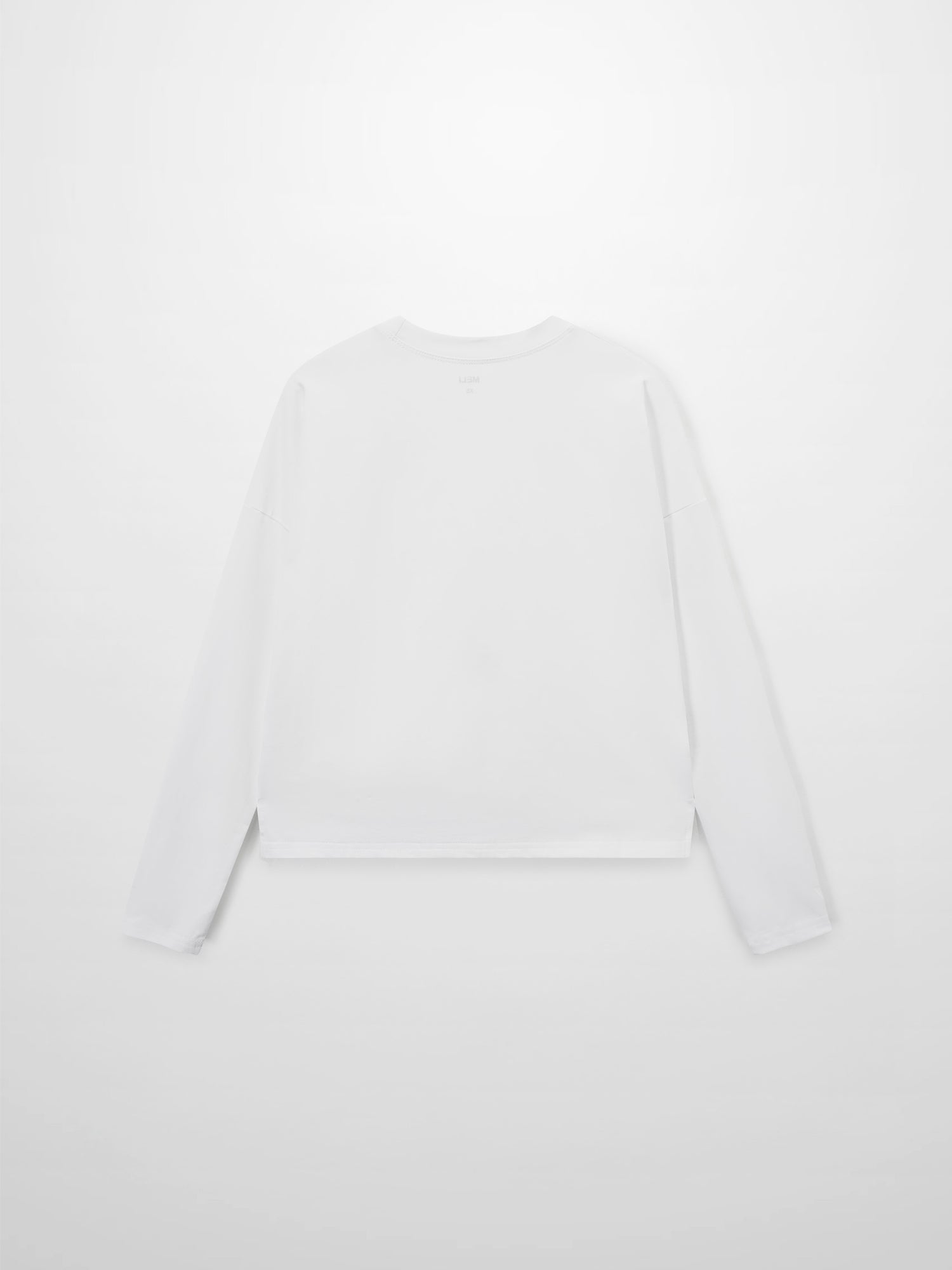 Cropped Boxy Tee-White