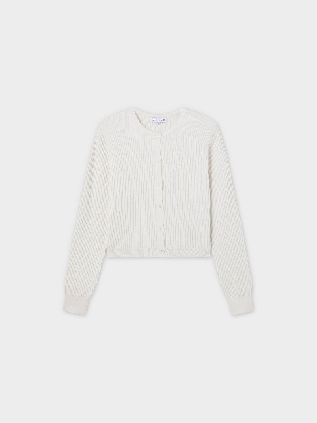 Button Down Ribbed Cardigan-Ivory