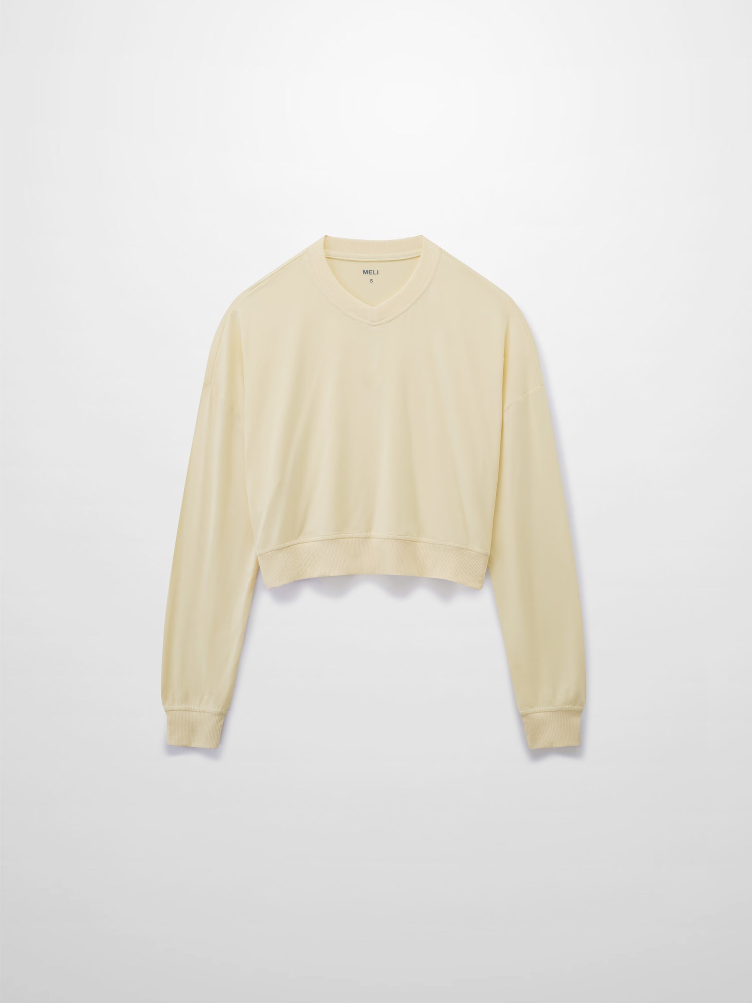 Cropped Tee-Ivory