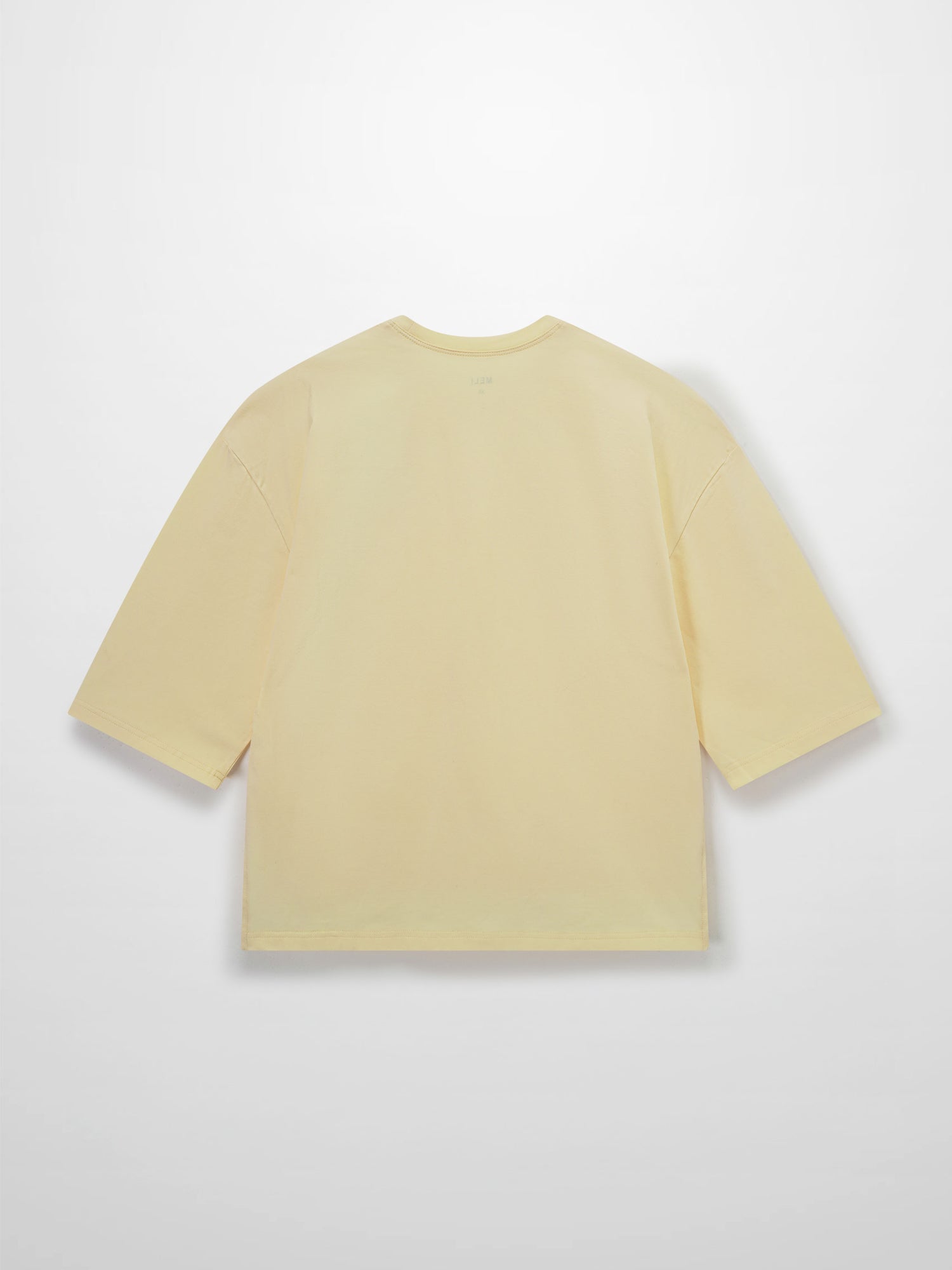 Wide Sleeve Tee-Pale Yellow
