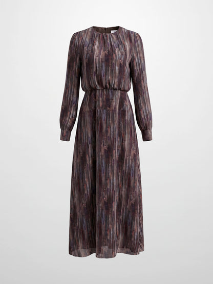 Waist Yoke Dress - Brushed Color