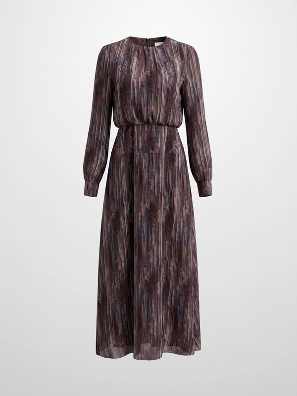 Waist Yoke Dress - Brushed Color