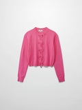 5 Bow Crop Cardigan-Pink