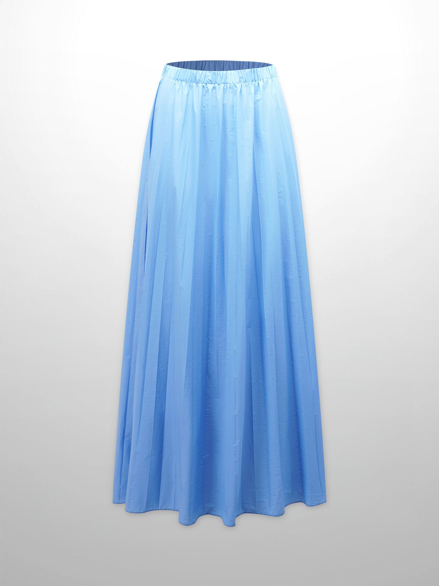 Nylon Circle Skirt-Periwinkle Blue