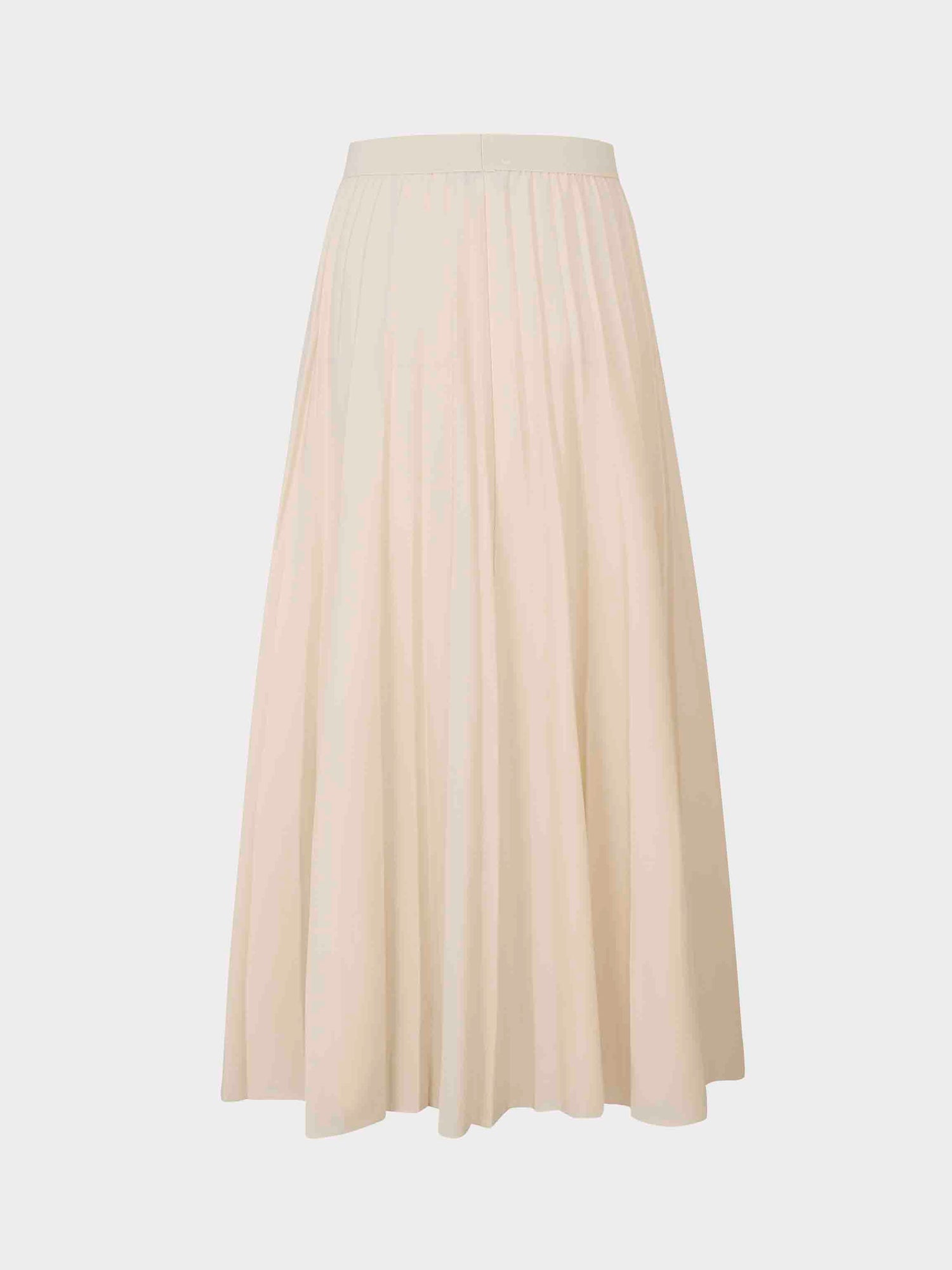 Pleated Skirt 37&quot;-Ivory