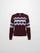 Burgundy/Light Blue