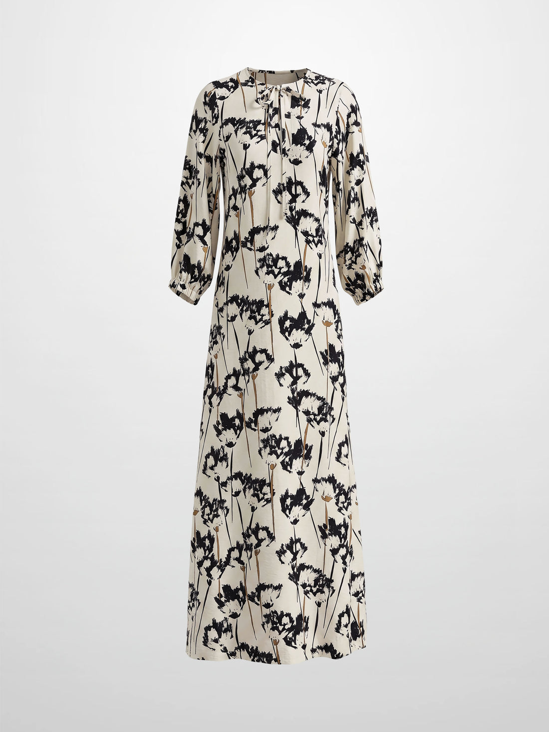 Neck Tie Boho Dress-Wish Flower