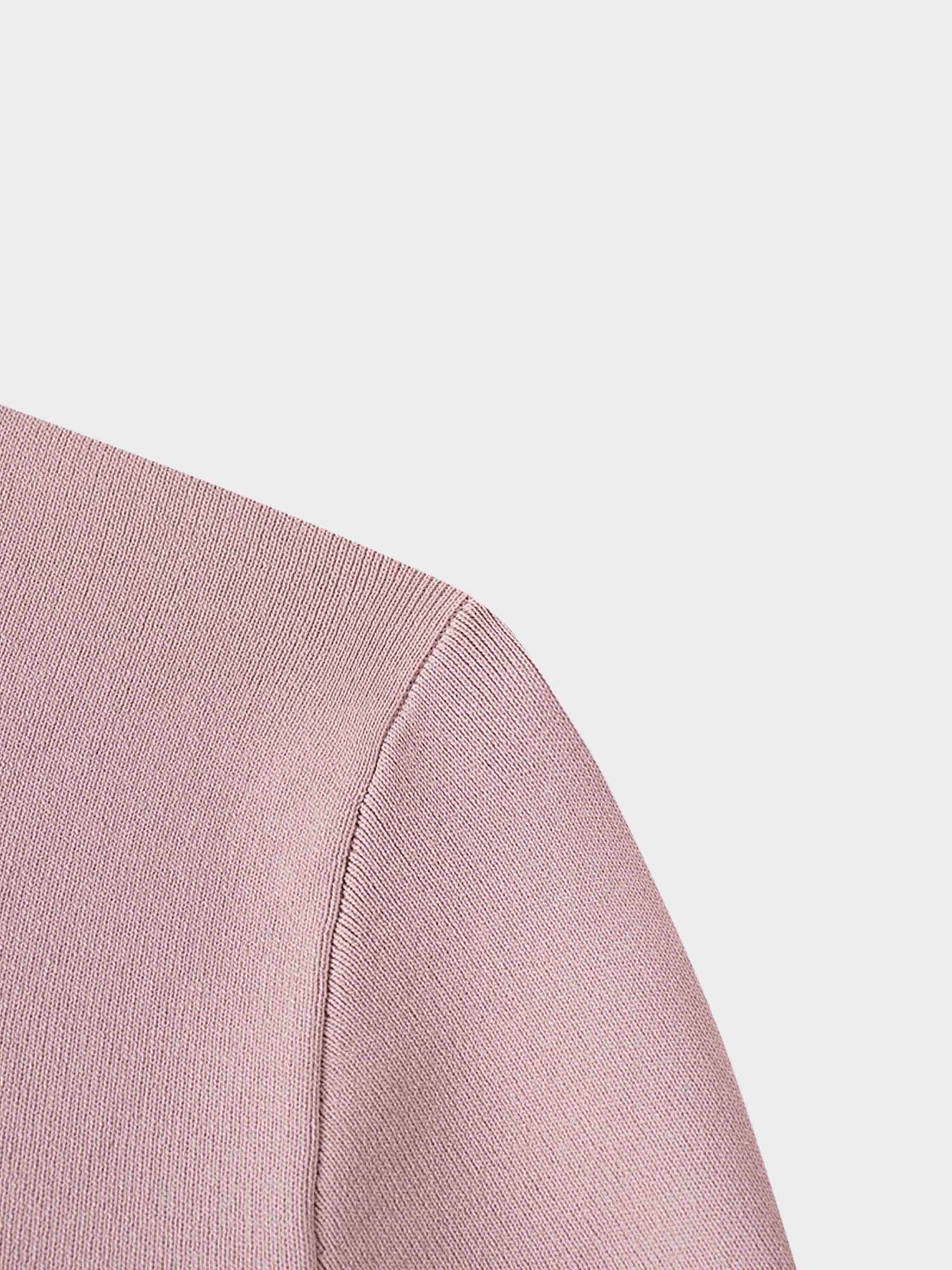 High Cuff Sweater-Blush