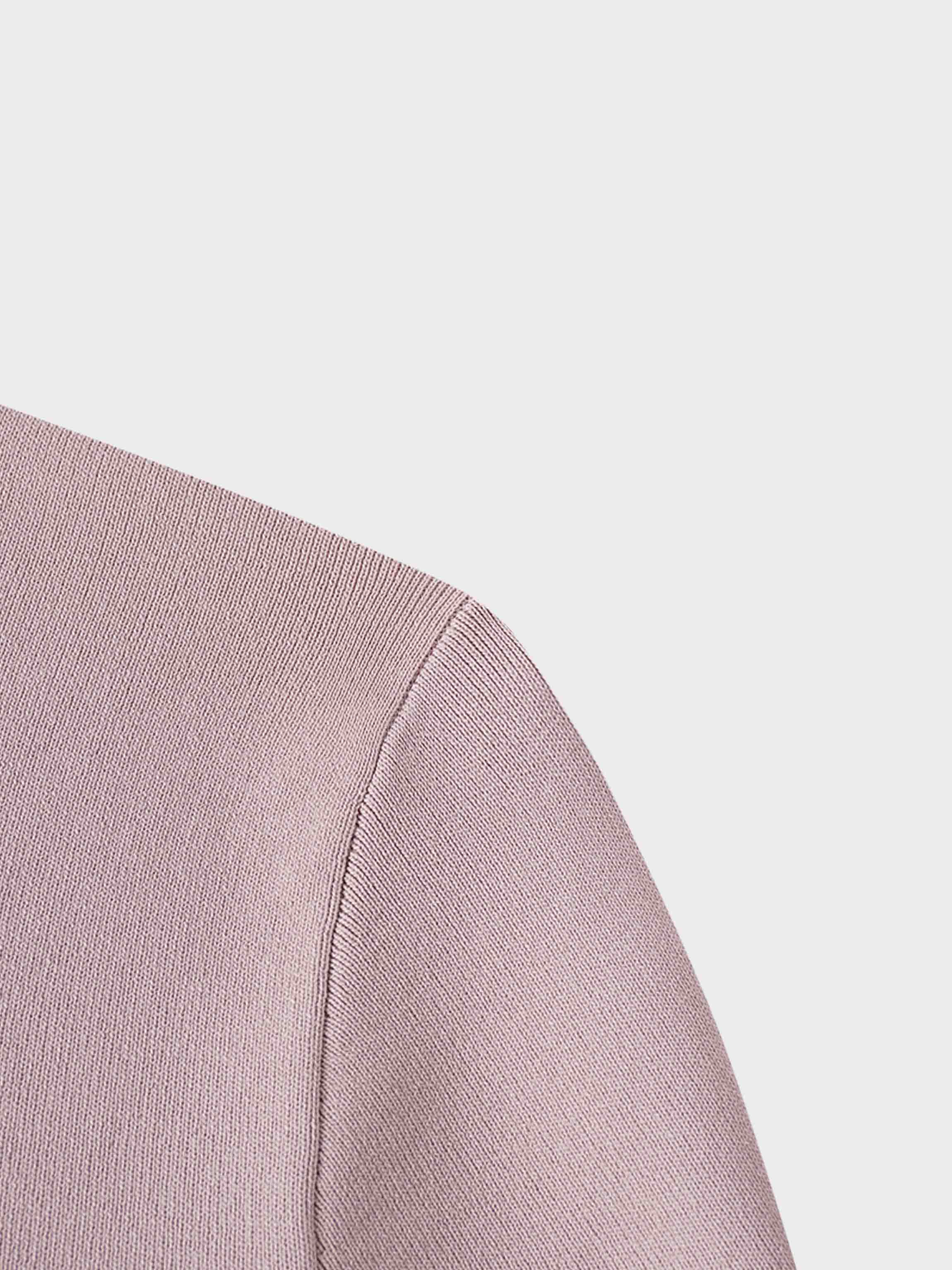 High Cuff Sweater-Blush