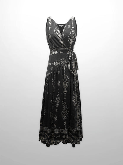 Tiered Wrap Jumper-Bandana
