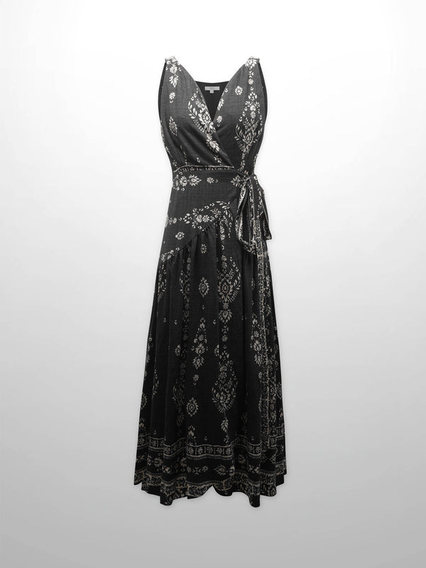Tiered Wrap Jumper-Bandana