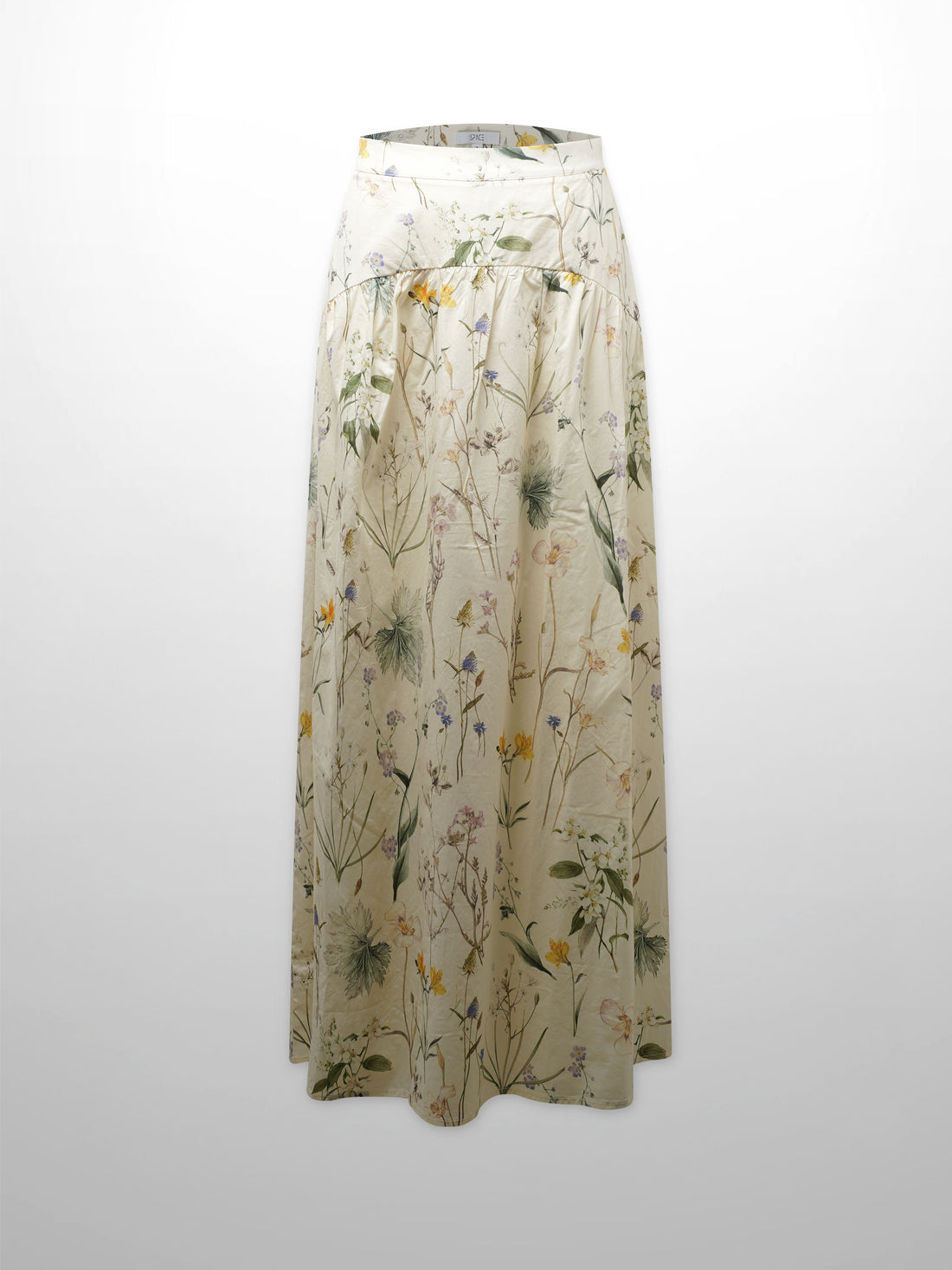 Yoke Floral Skirt-Vintage Floral