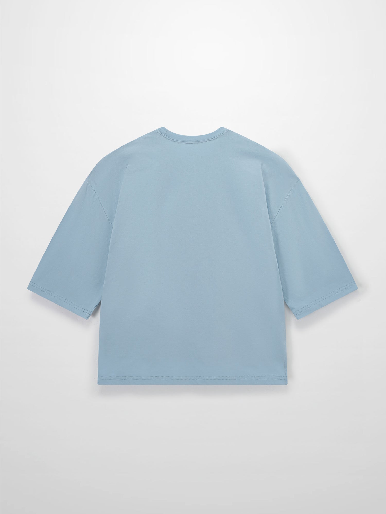 Wide Sleeve Tee-Light Blue