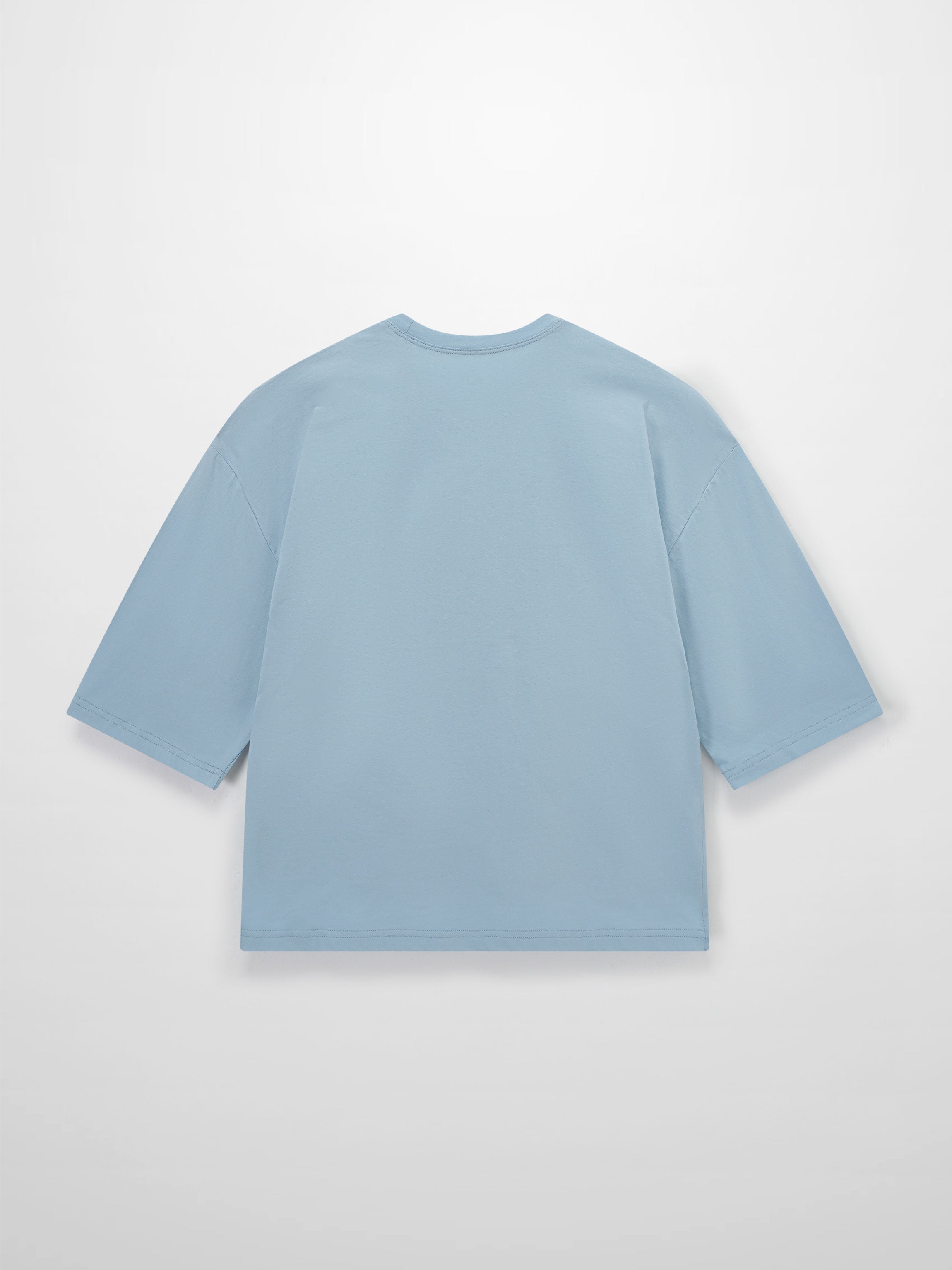 Wide Sleeve Tee-Light Blue