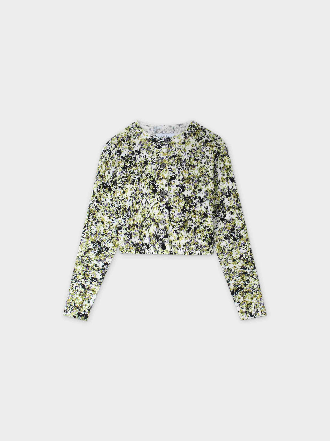 Printed Cardigan-Specks of Floral