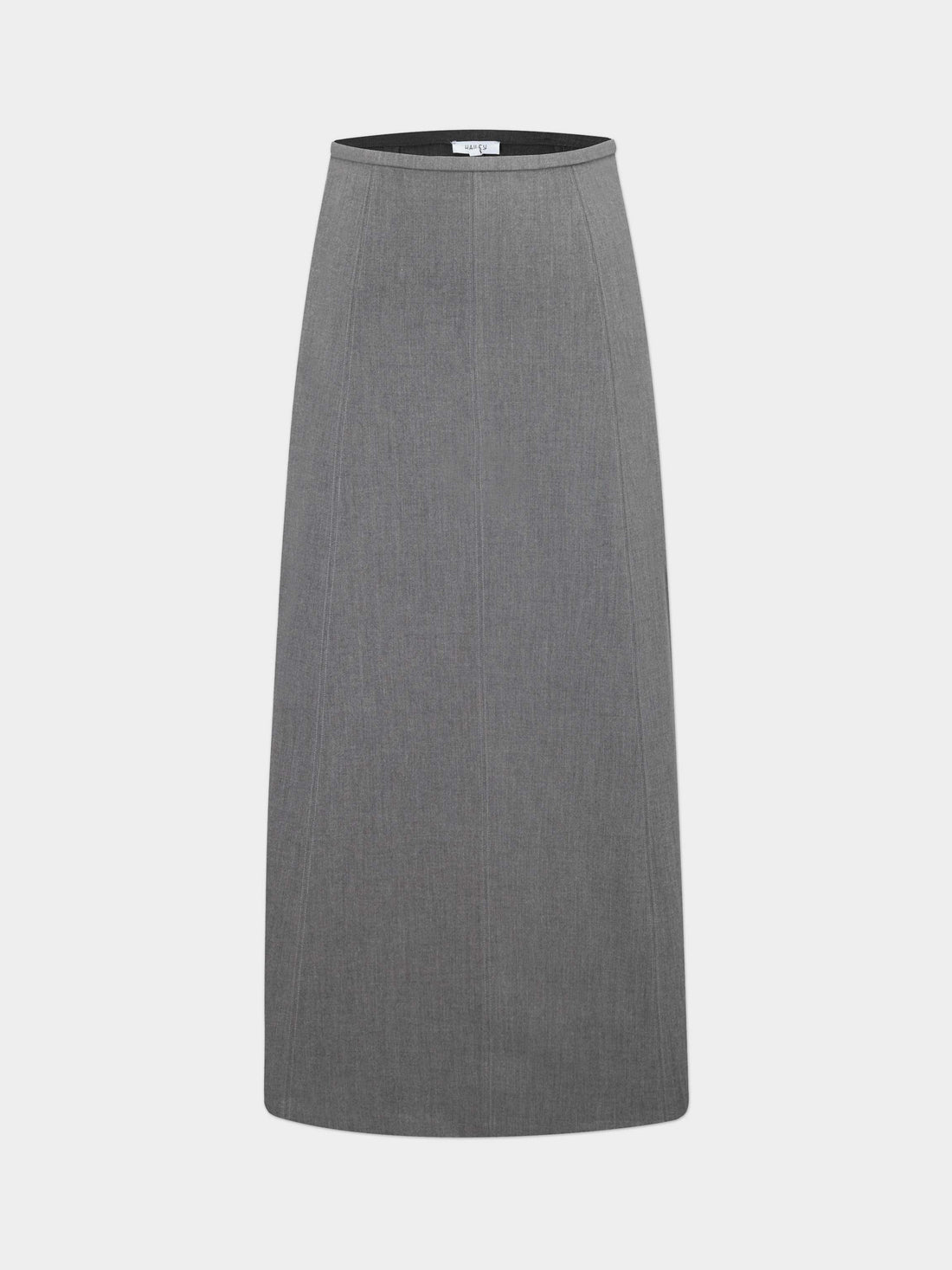 The Basic Flare Skirt 37&quot;-Grey