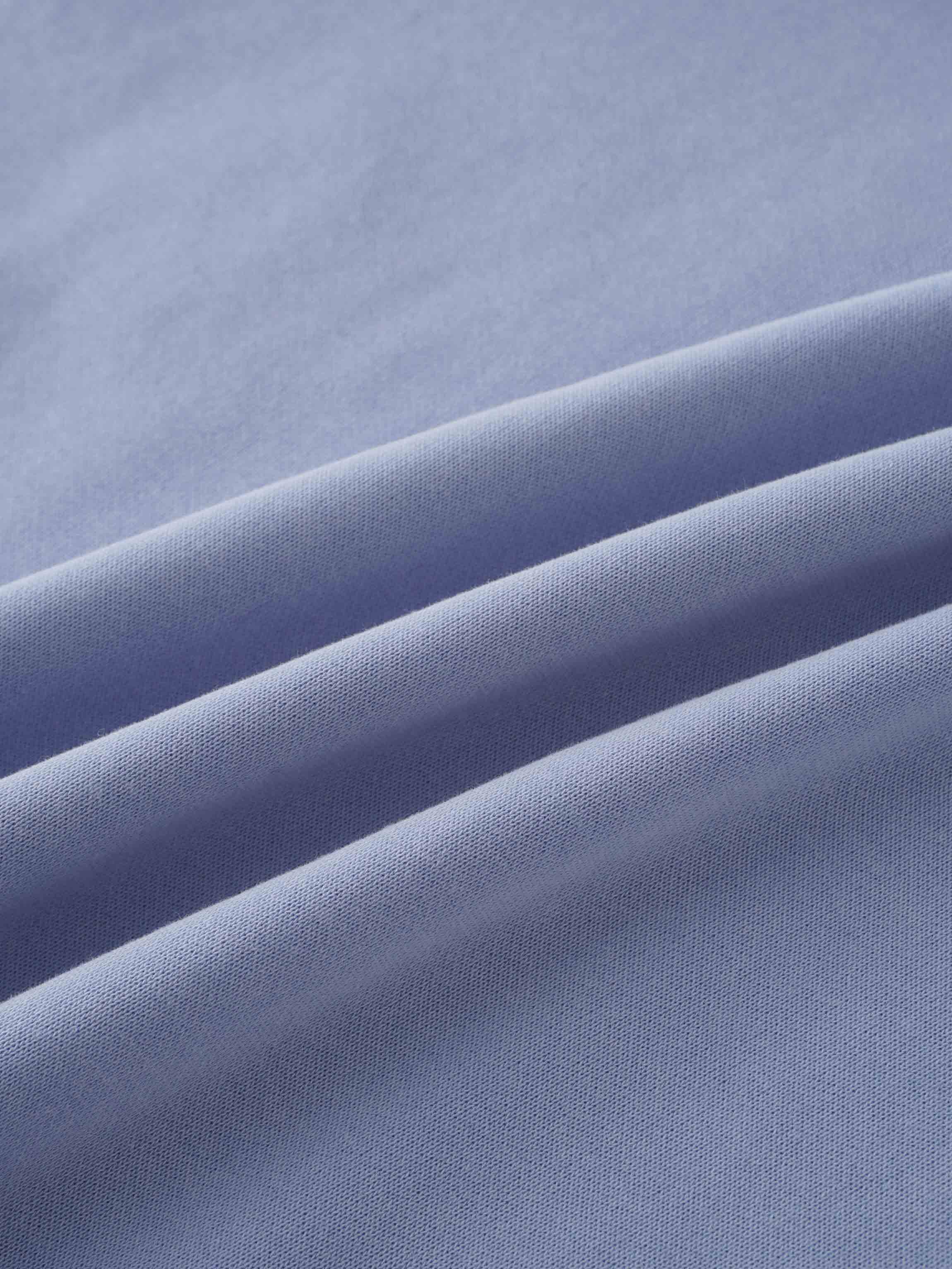 Washed Dolman Bomber Tee-Blue