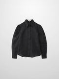 Puff Sleeve Lace Burnout-Black