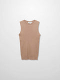 Lurex Sleeveless Sweater-Neutral