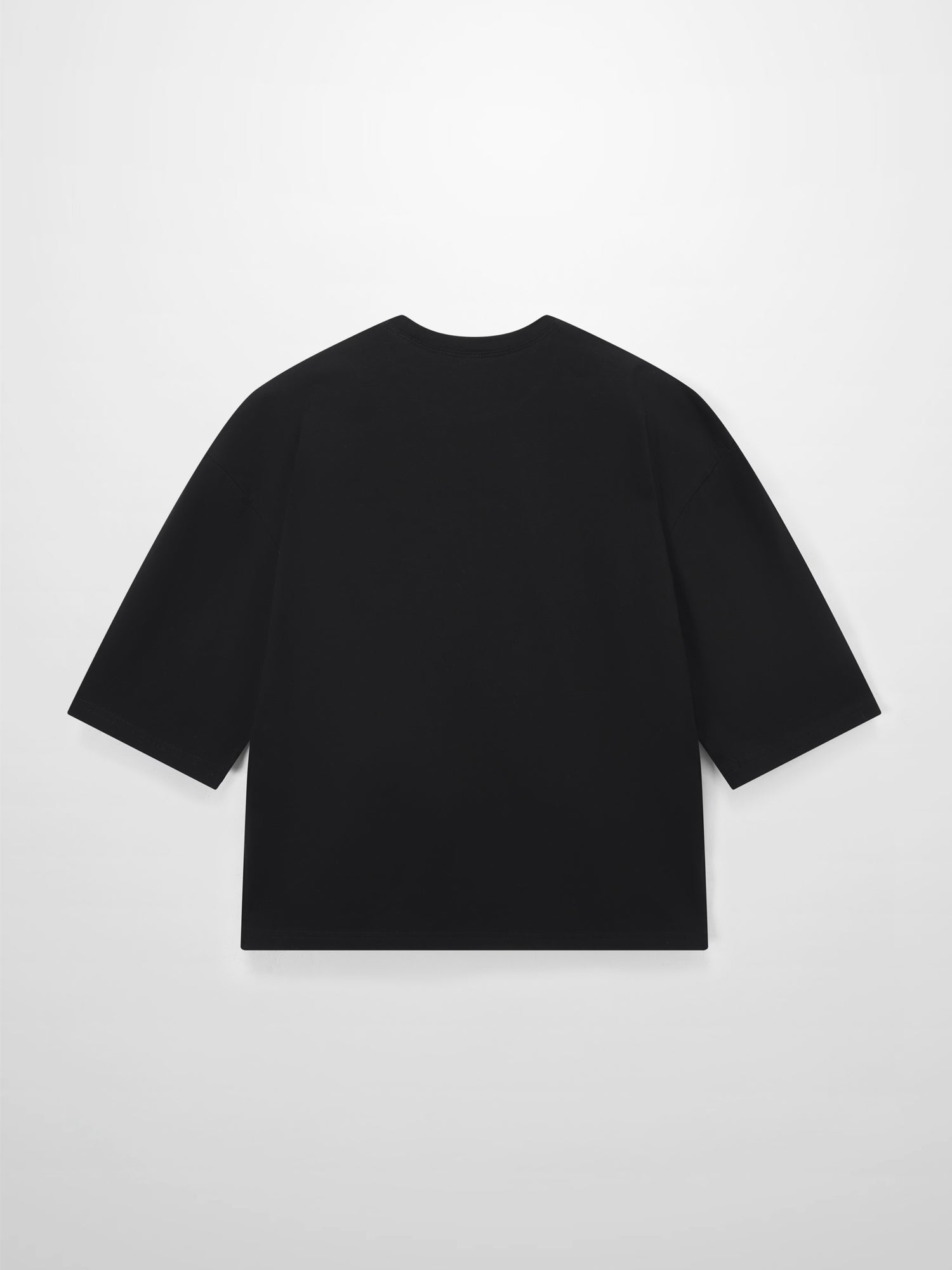 Wide Sleeve Tee-Black