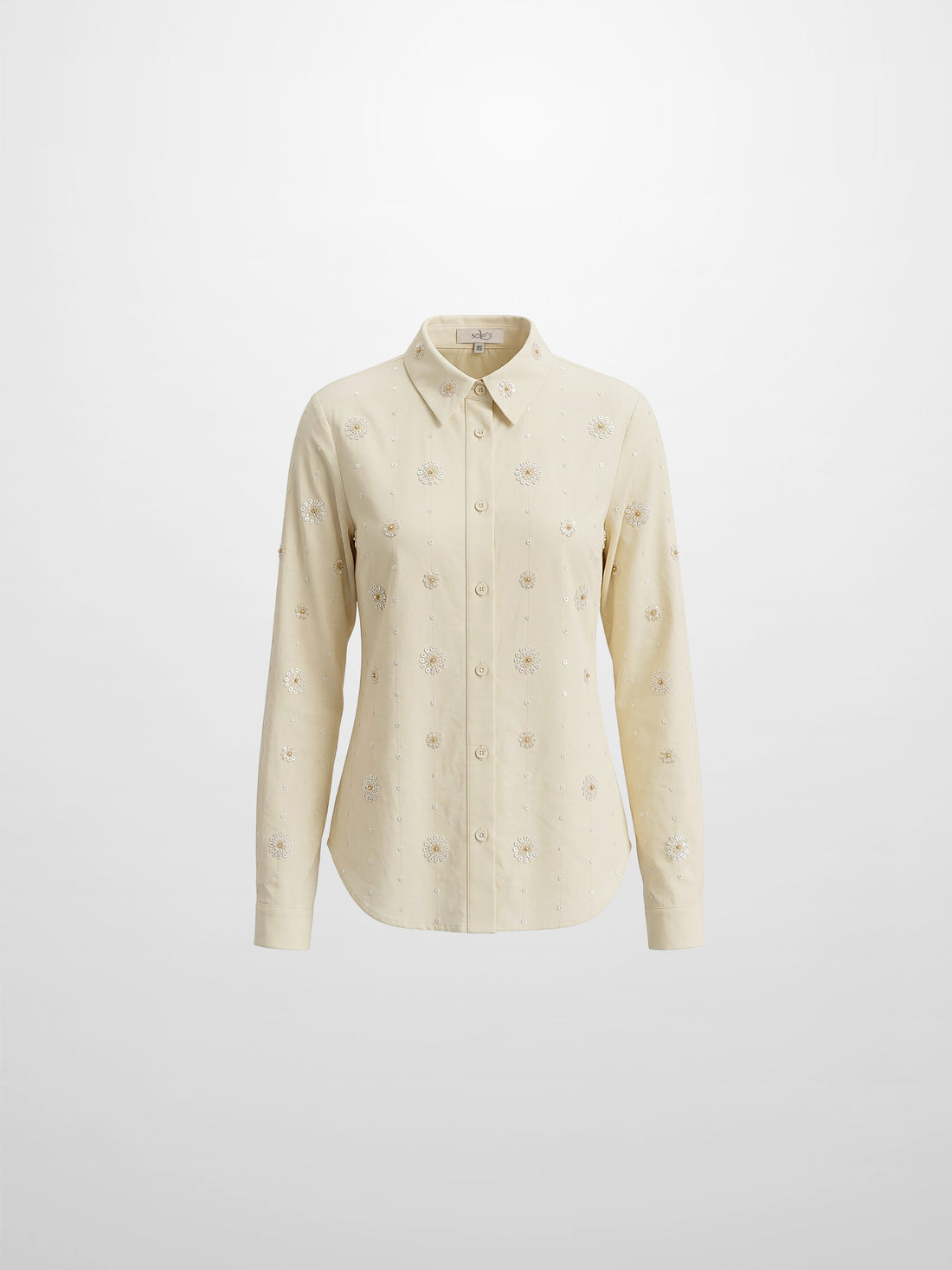 Embellished Blouse-Cream