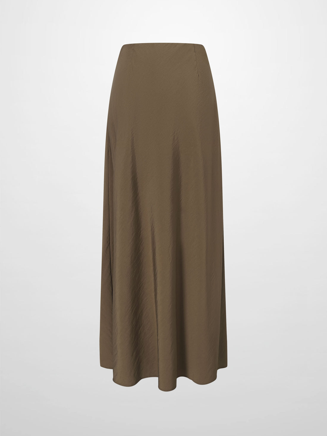 Crinkle  Skirt 37"-Brown