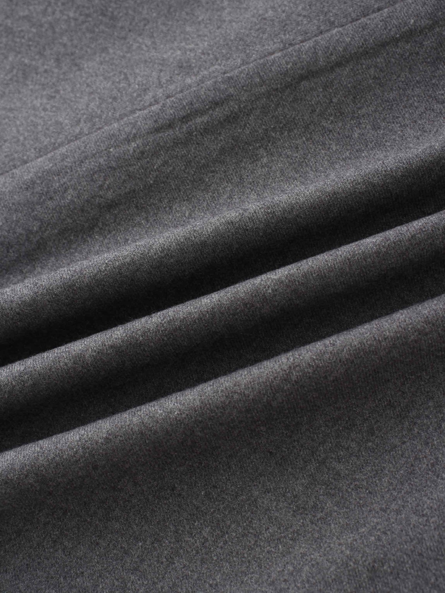 Basic A-Line Seamed Short Skirt-Grey