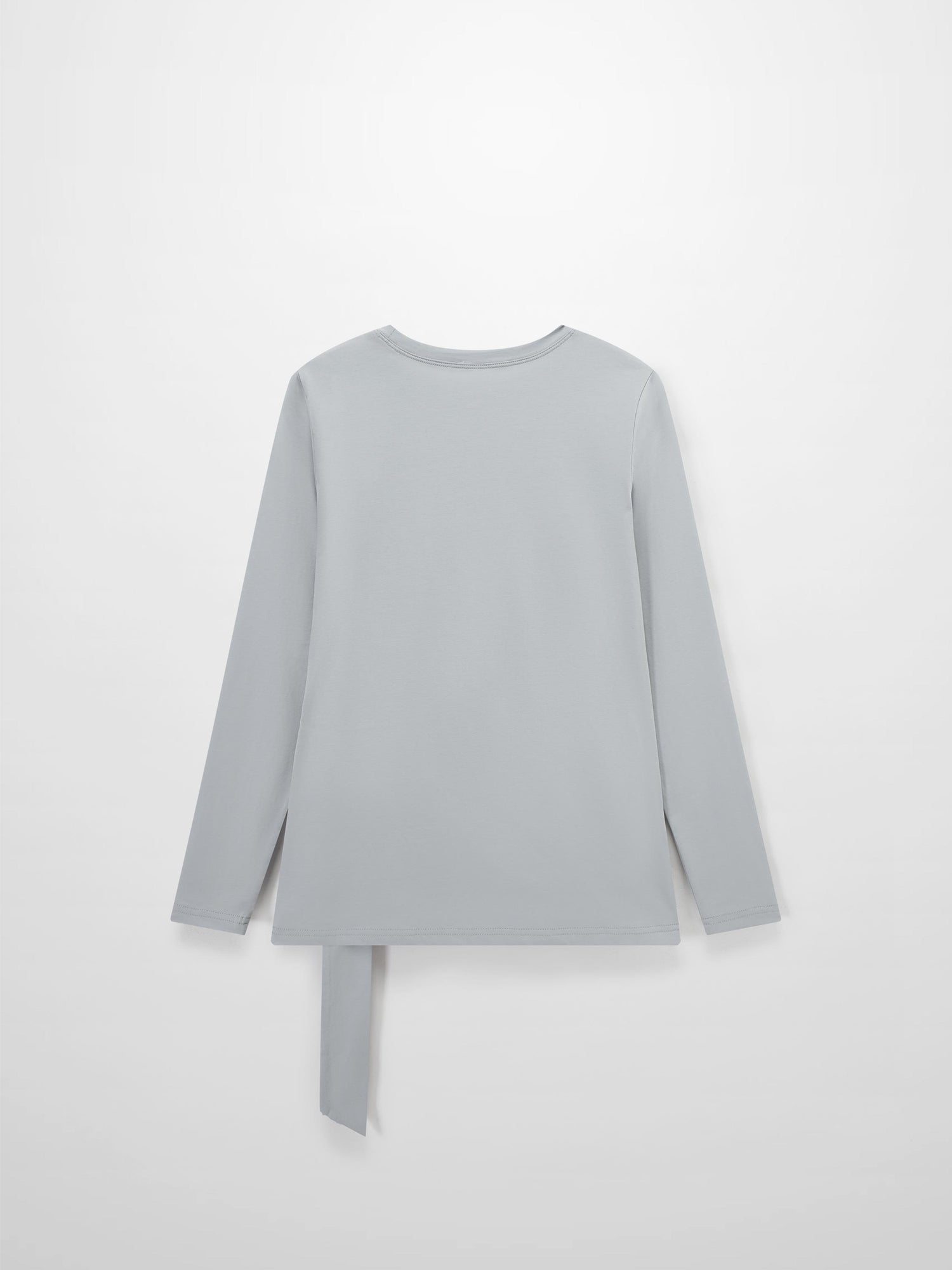 Side Tie T-Shirt-Blue
