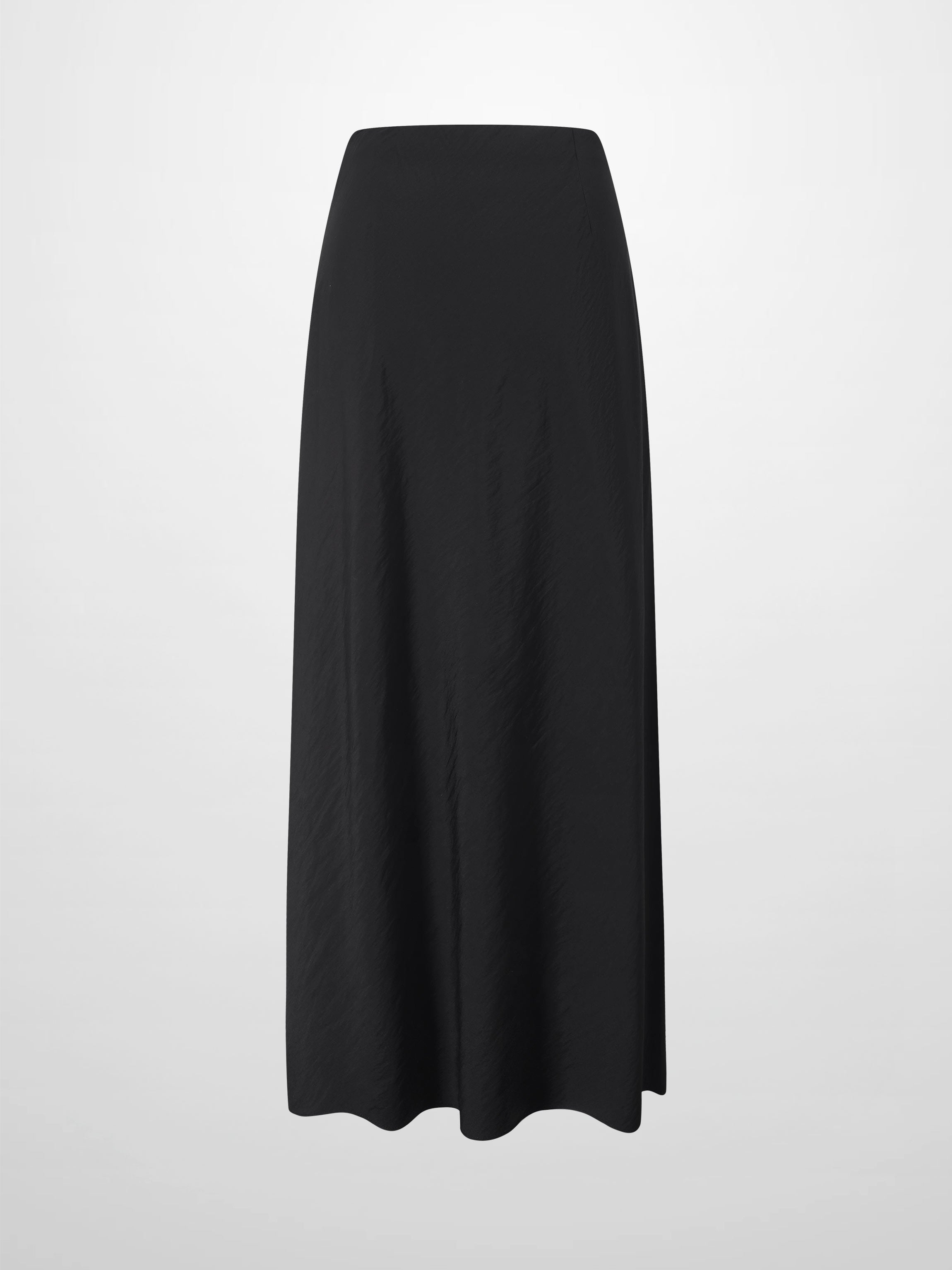 Crinkle Skirt 37"-Black