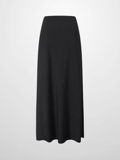 Crinkle Skirt 37"-Black